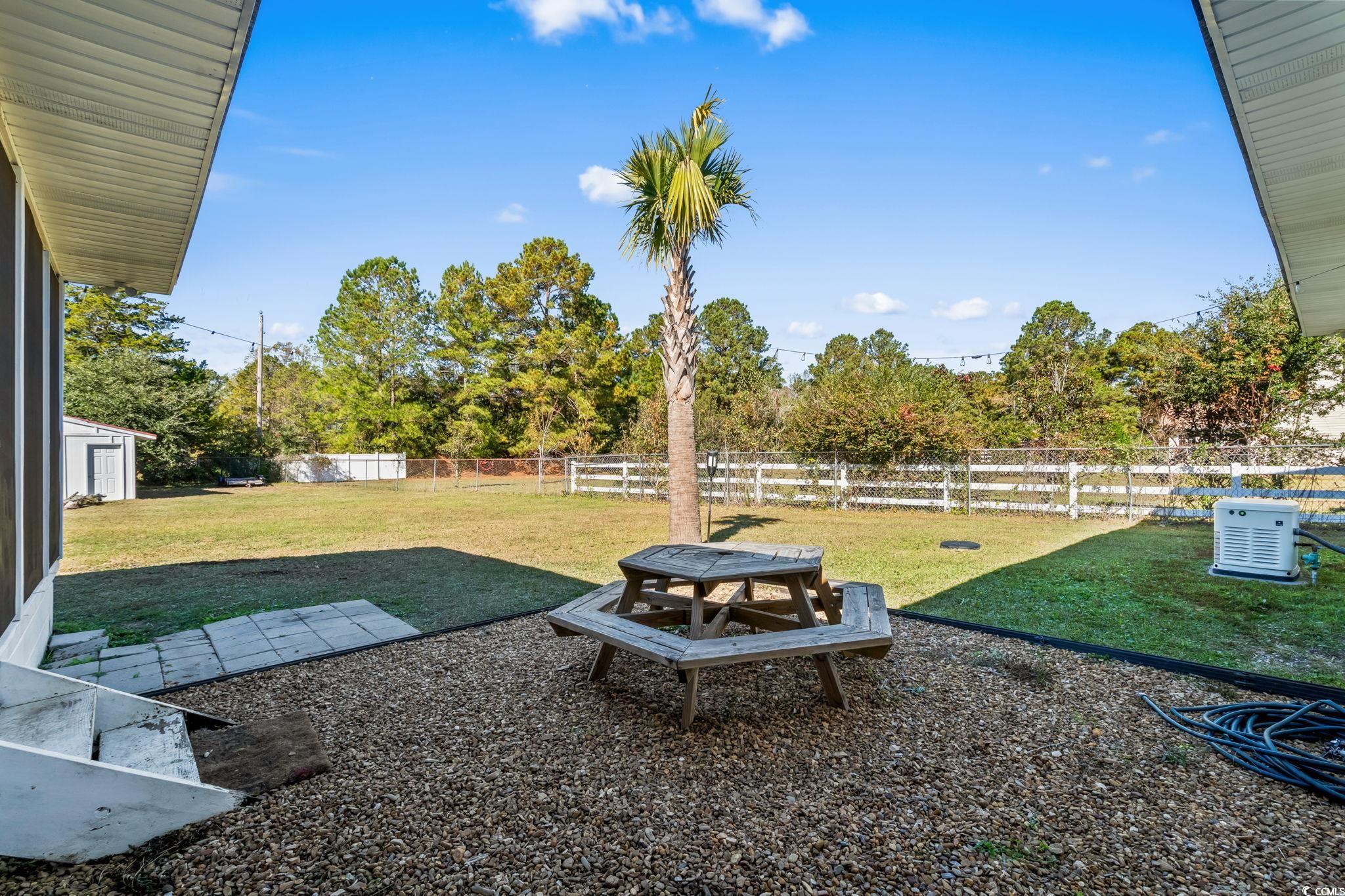 1996 Heritage Road Loris, SC 29569 - Photo 30 of 40 Fenced backyard with a patio