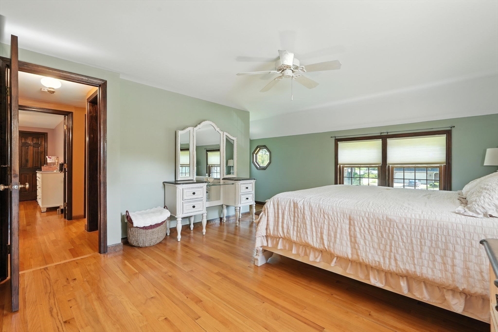 53 Yankee Circle Westfield, MA 01085 - Photo 28 of 42 a bedroom with a bed and a mirror