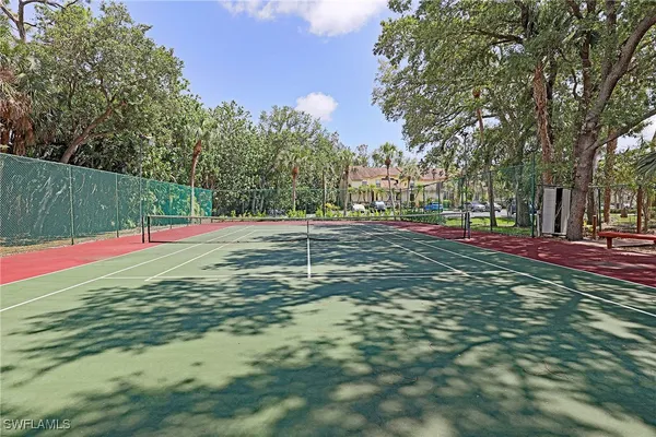 a view of a basketball court