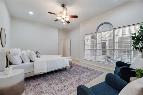 a living room with furniture and window