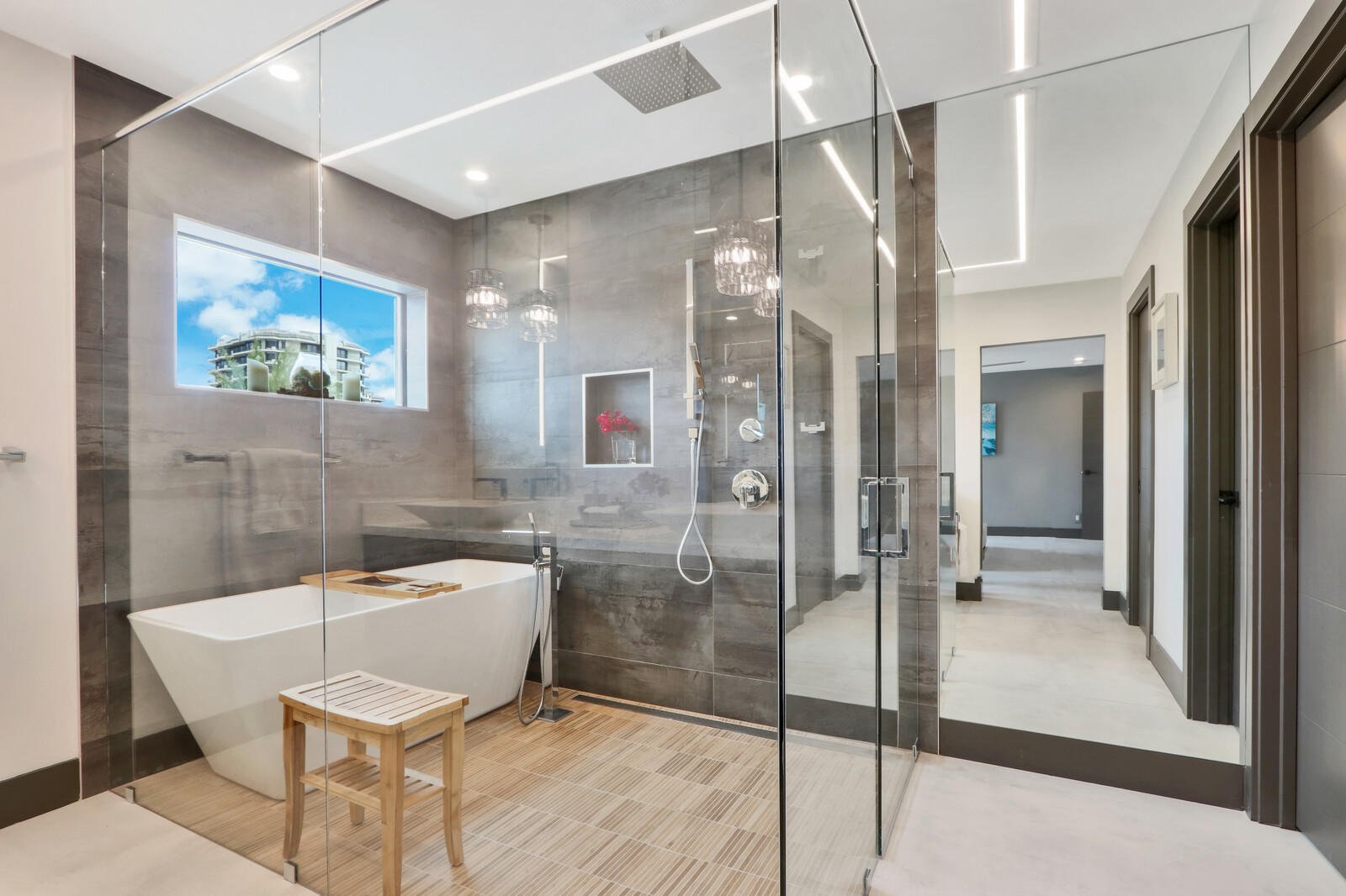 441 South Lyra Circle Juno Beach, FL 33408 - Photo 40 of 72 Wet room with soaking tu and rain shower