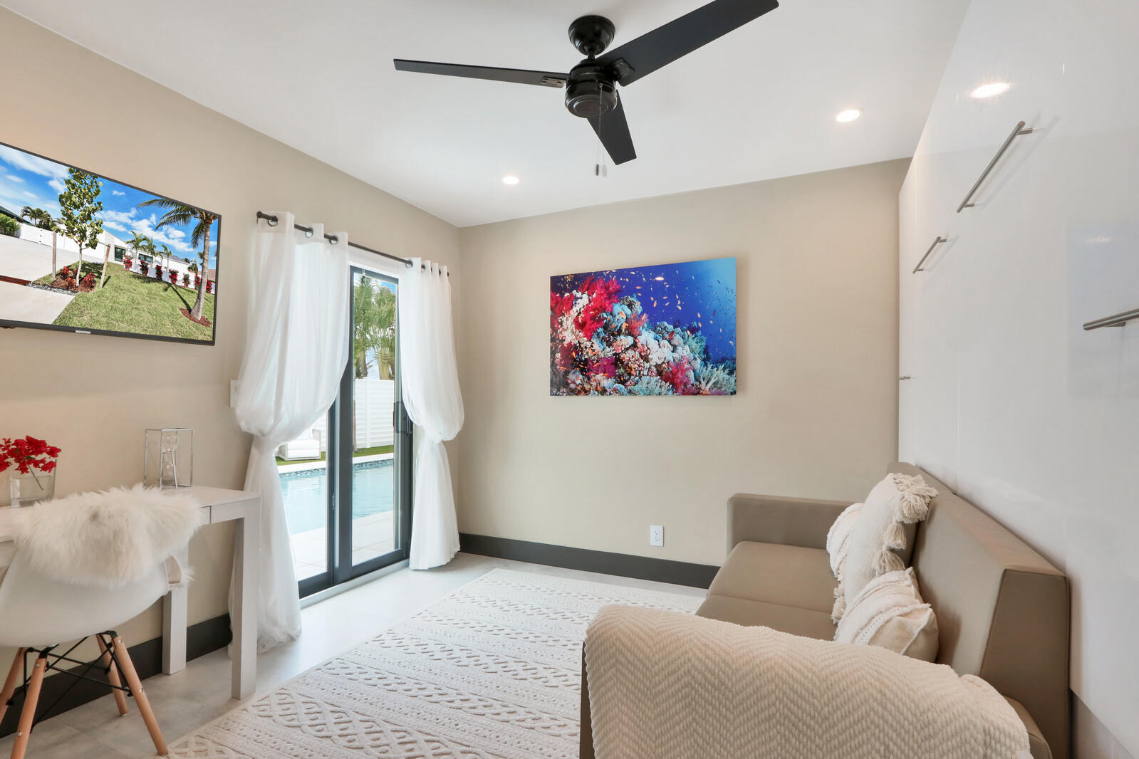 441 South Lyra Circle Juno Beach, FL 33408 - Photo 48 of 72 Murphy bed converts to couch