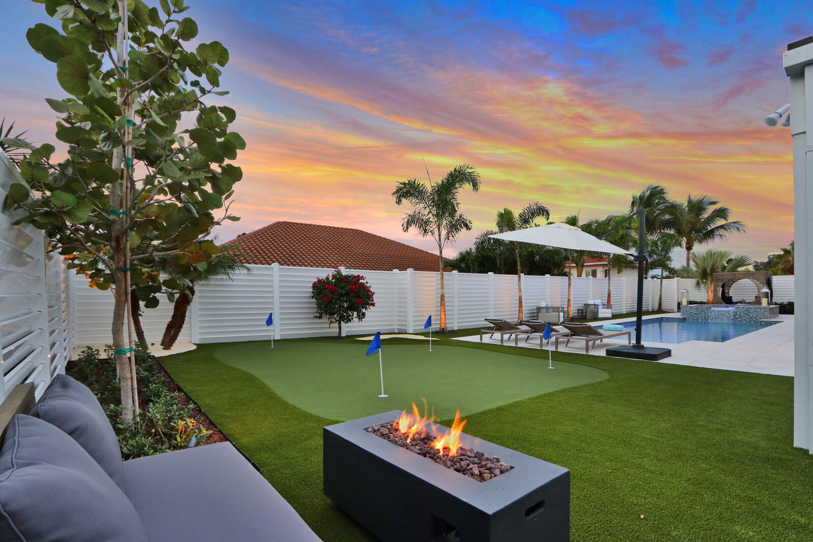 441 South Lyra Circle Juno Beach, FL 33408 - Photo 9 of 72 Fire pit lounge area