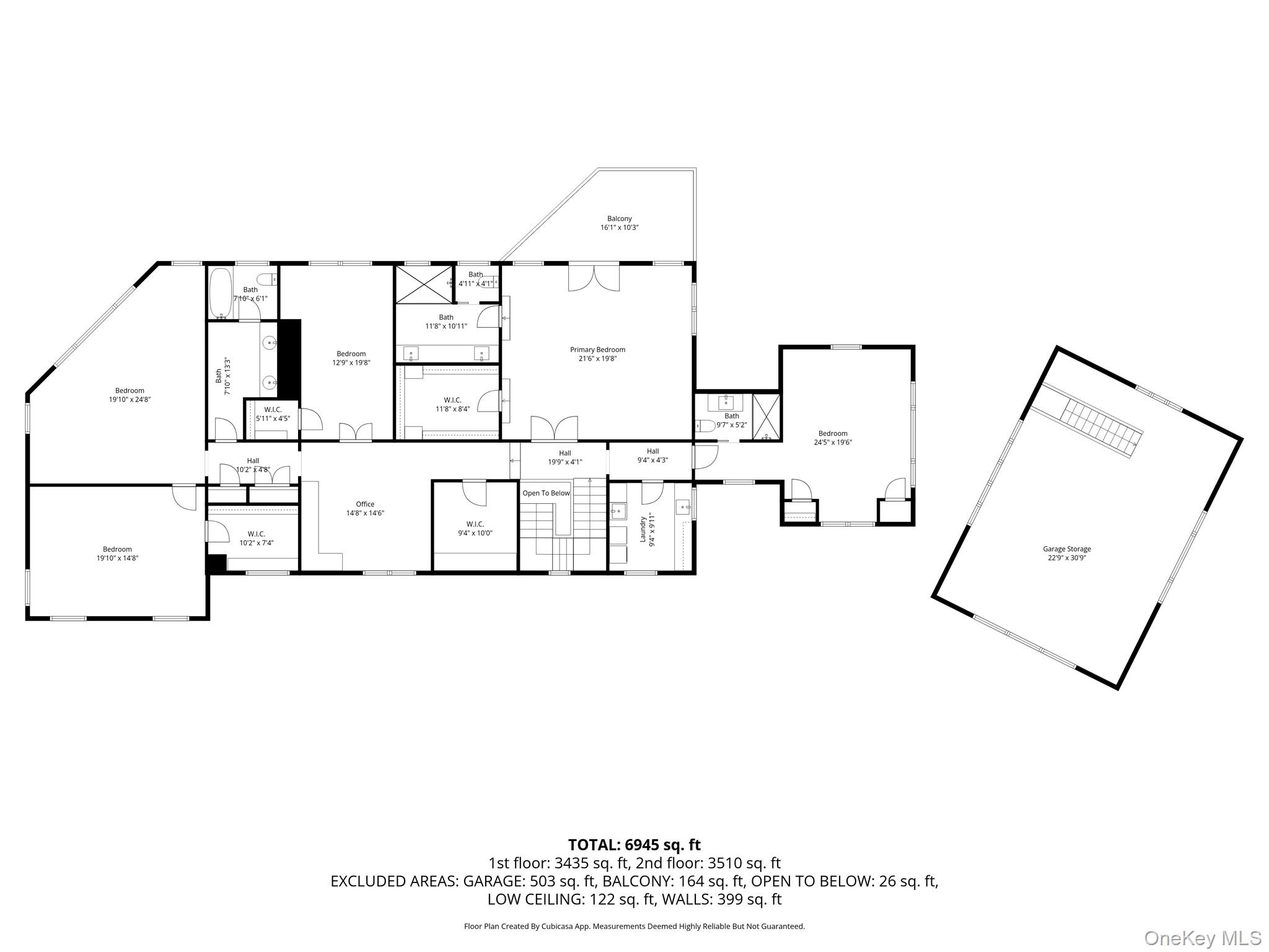 19 Millertown Road Bedford, NY 10506 - Photo 43 of 43 Floor plan 2nd floor