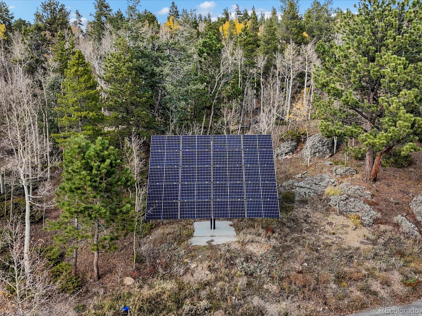 1044 Alps Hill Road Central City, CO 80427 - Photo 39 of 49 a view of house with large trees