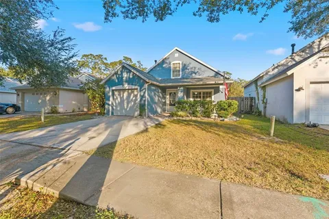 a view of a house with a outdoor space