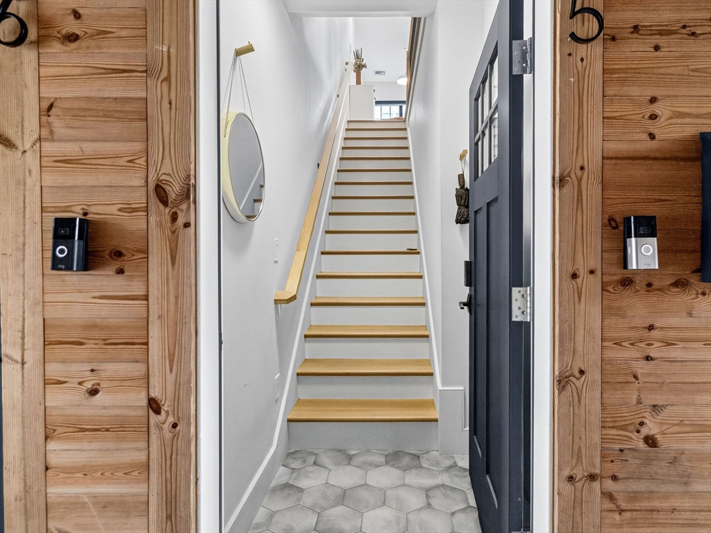 4 Payne Street, Unit FIVE Boston, MA 02122 - Photo 4 of 38 a view of a hallway with wooden floor and entryway
