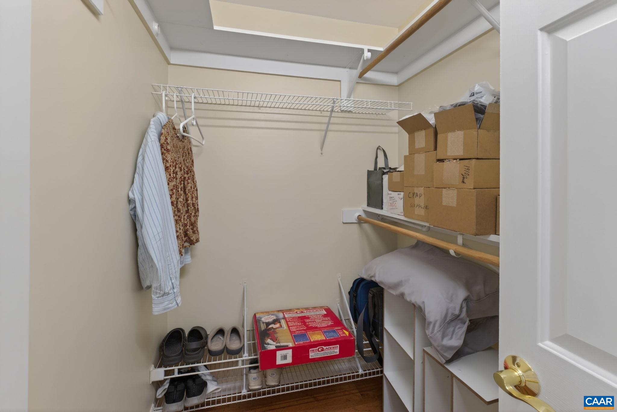 590 Mockingbird Way Charlottesville, VA 22901 - Photo 25 of 43 a view of walk in closet with clothes and shoes