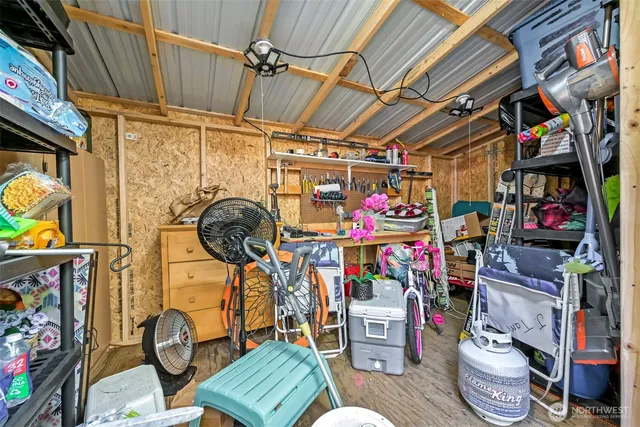 a view of a street sign