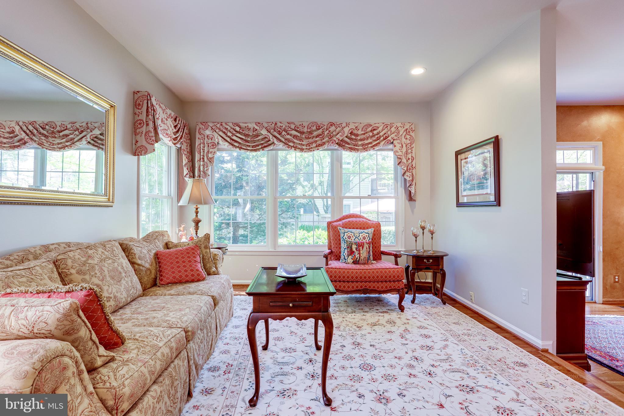 1206 Woodbrook Court Reston, VA 20194 - Photo 17 of 110 Living room opens to family room.