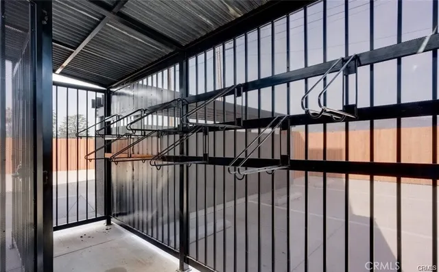 a view of staircase with lots of wooden floor