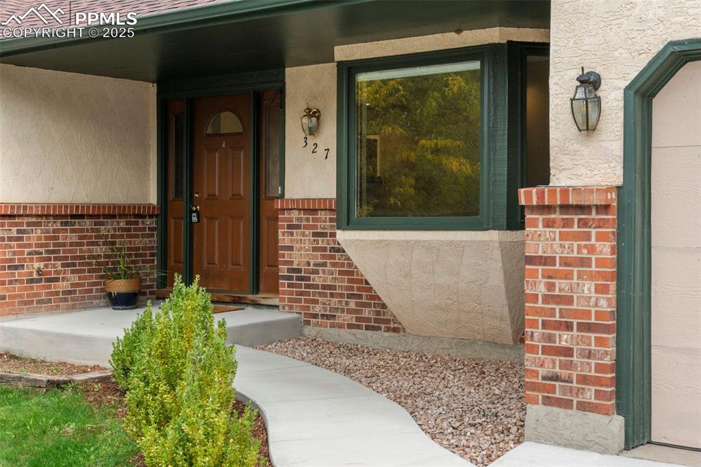327 Clarksley Road Manitou Springs, CO 80829 - Photo 2 of 26 a view of the porch of the house