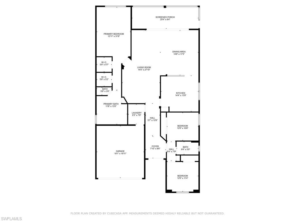 14439 Manchester Drive Naples, FL 34114 - Photo 50 of 50 Floor plan / room layout