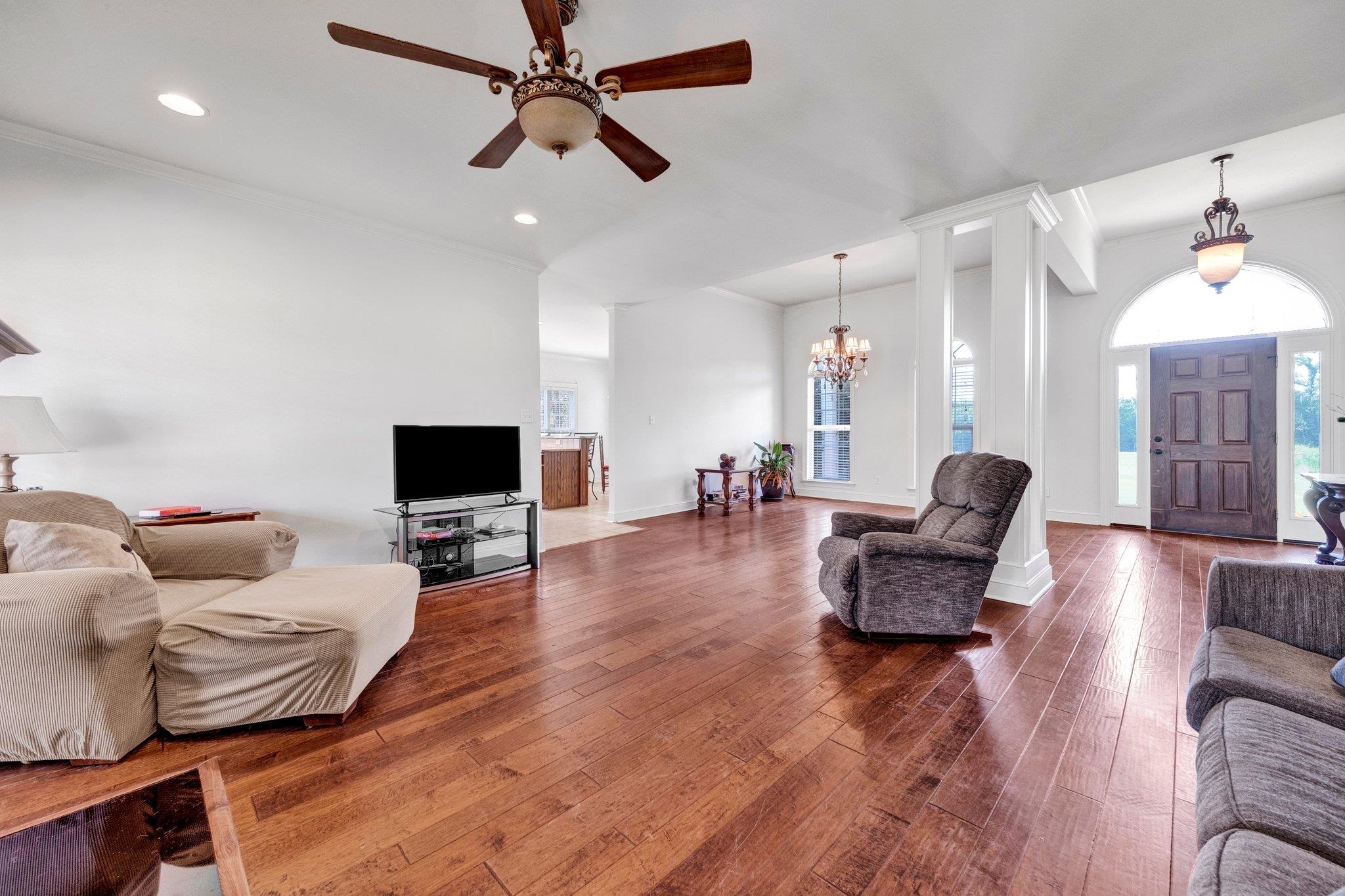 914 Beaver Creek Road Brighton, TN 38011 - Photo 5 of 39 a living room with furniture and a flat screen tv