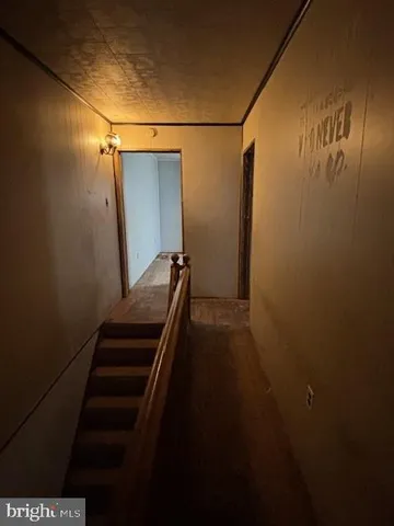 a view of a staircase