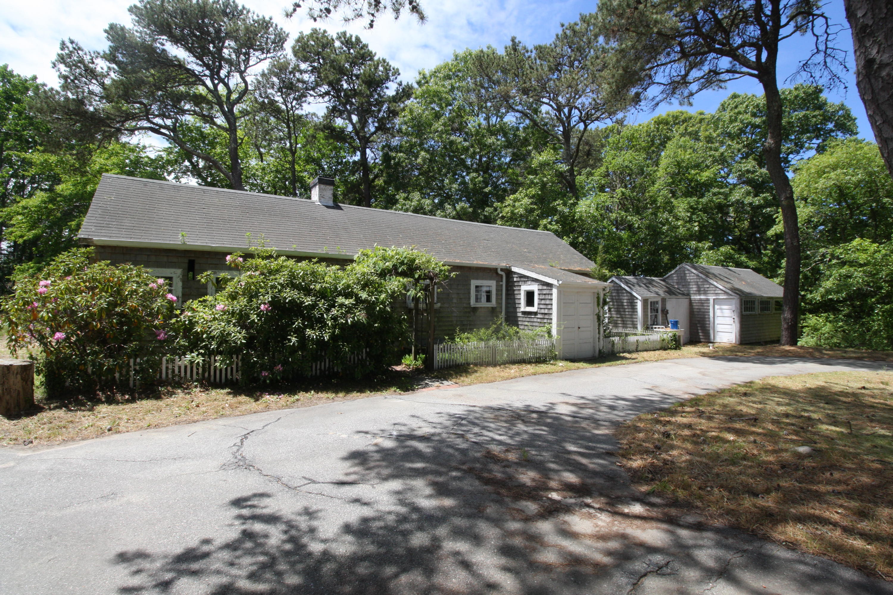 51 Paddocks Path Dennis, MA 02638 - Photo 15 of 22 a front view of a house with a yard and trees
