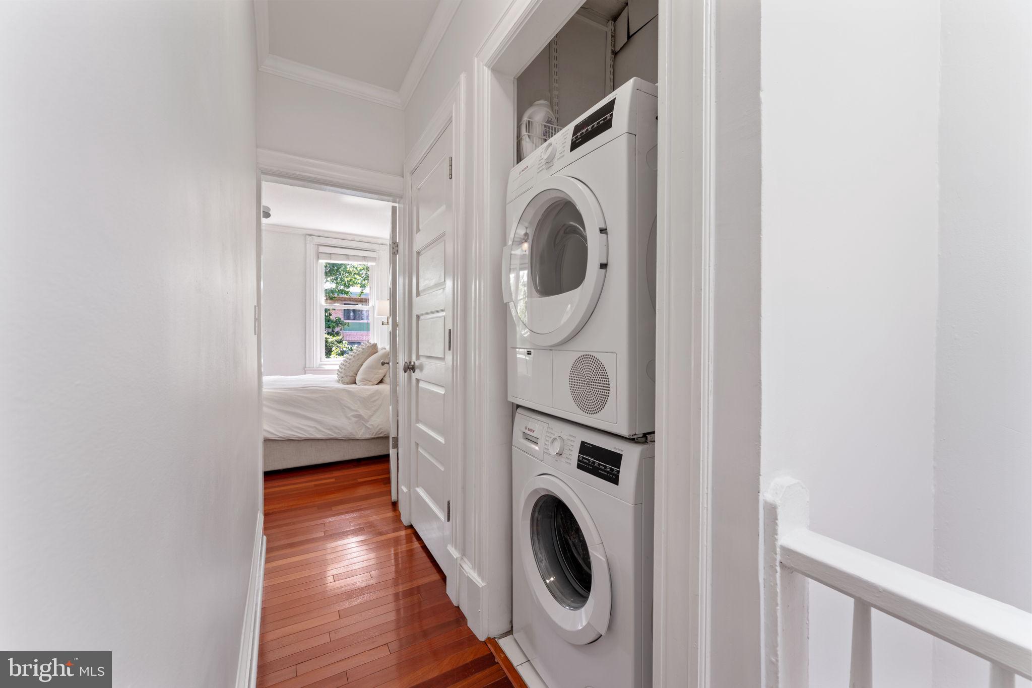 1314 C Street Southeast Washington, DC 20003 - Photo 19 of 30 a utility room with dryer and washer