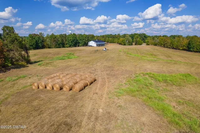 a view of a lake with a city