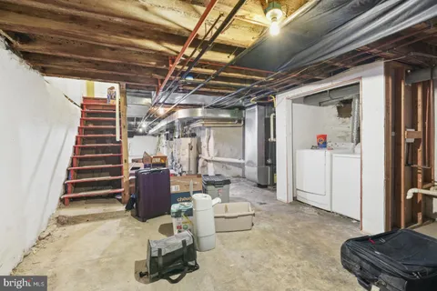 a room with furniture