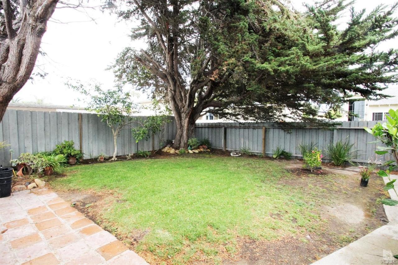 1800 Capstan Drive Oxnard, CA 93035 - Photo 13 of 15 a view of a backyard with large trees and wooden fence