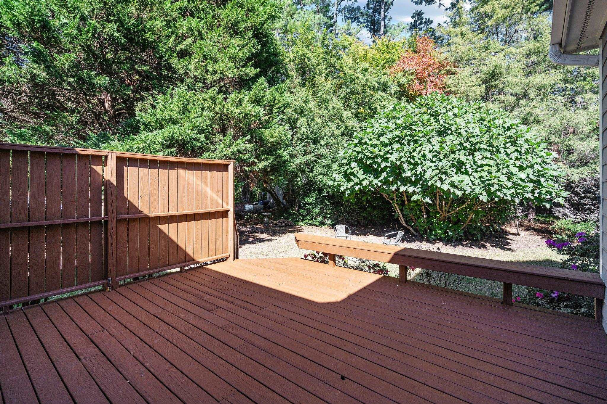 3320 Harden Road Raleigh, NC 27607 - Photo 8 of 42 a balcony with wooden floor