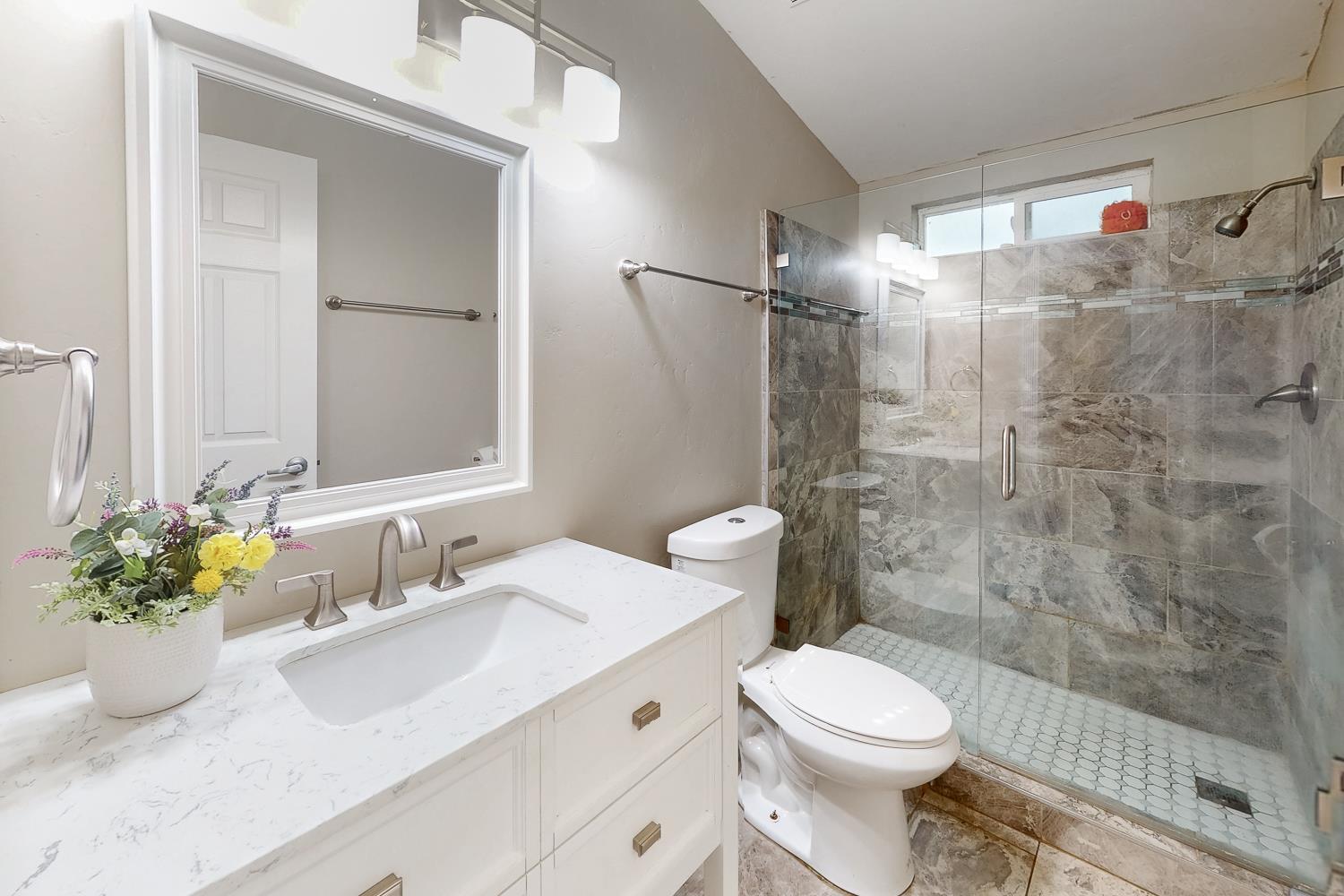 3453 La Porte Road Marysville, CA 95901 - Photo 31 of 81 a bathroom with a sink a toilet and shower