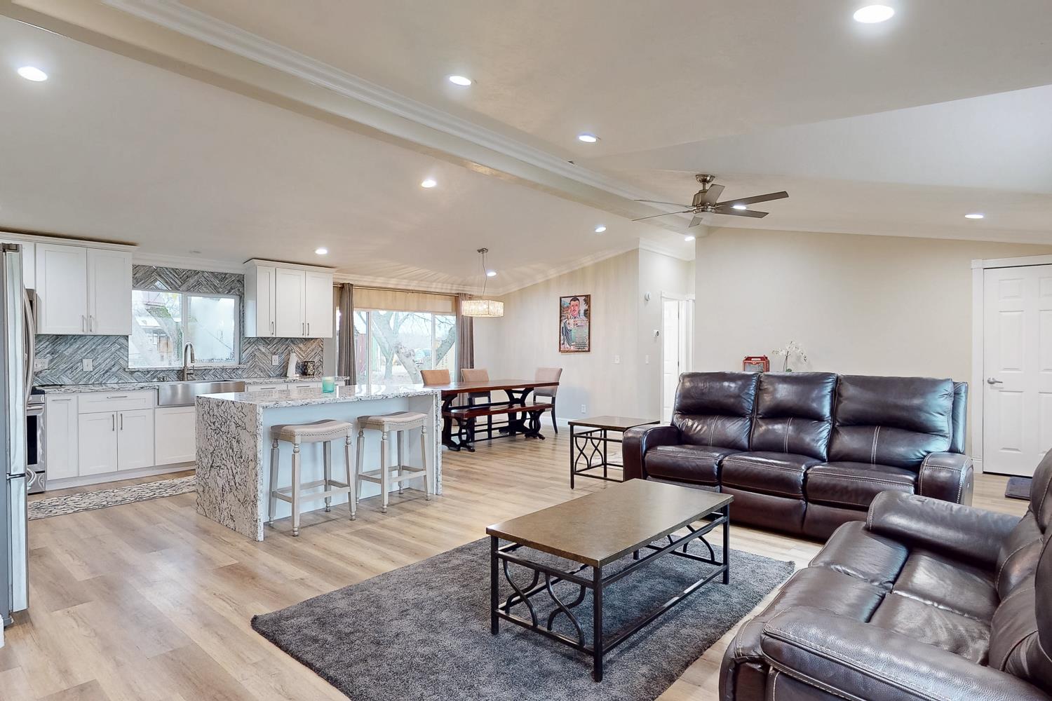 3453 La Porte Road Marysville, CA 95901 - Photo 10 of 81 a living room with furniture and kitchen view