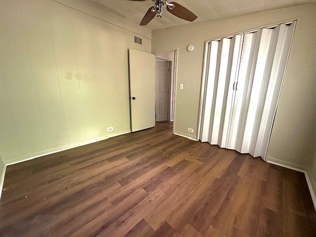 123 Stavena Road, Unit 3 Wharton, TX 77488 - Photo 9 of 9 a view of a room with wooden floor and a ceiling fan