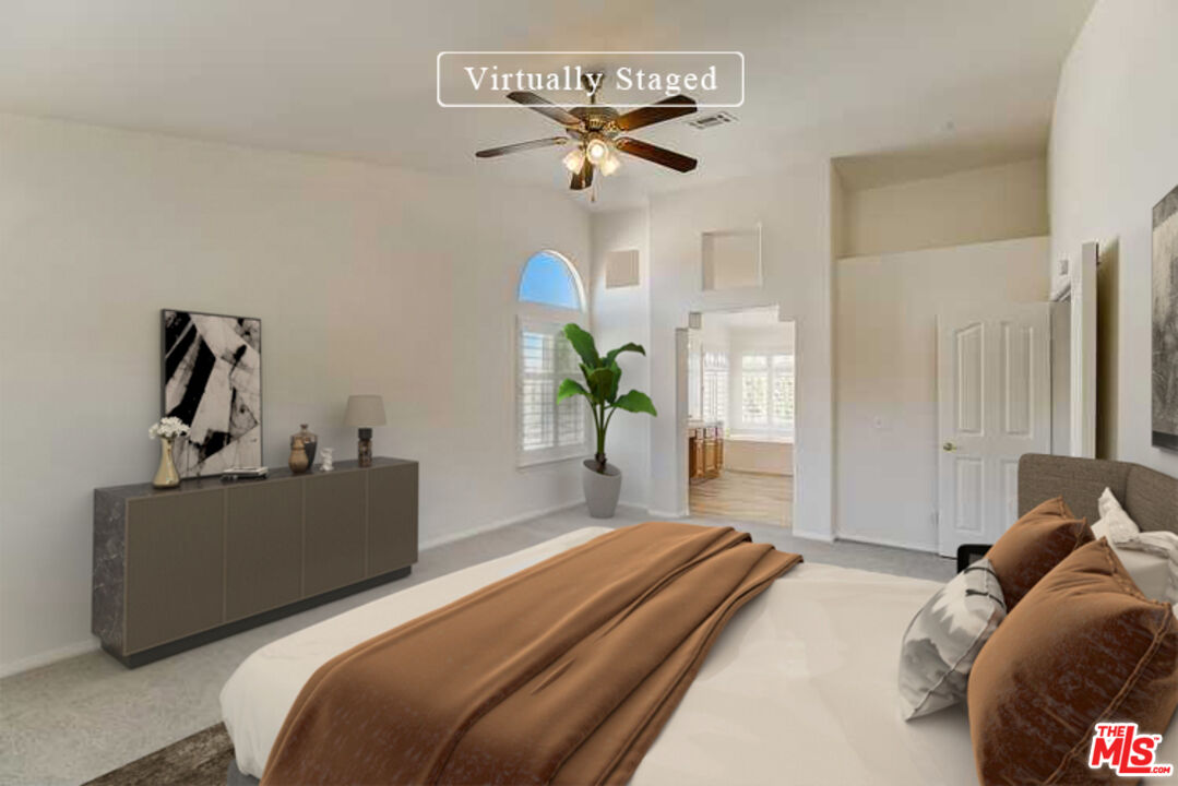 41908 Pico Way Palmdale, CA 93551 - Photo 3 of 35 a bedroom with bed and window