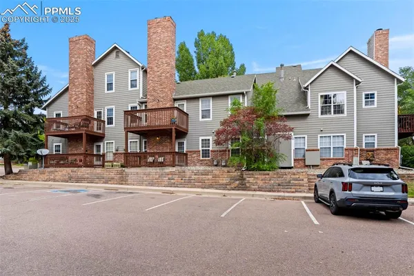 a car parked in front of a house