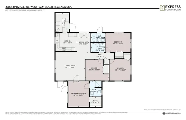 $550,000 | 4358 Palm Avenue, West Palm Beach, FL 33406