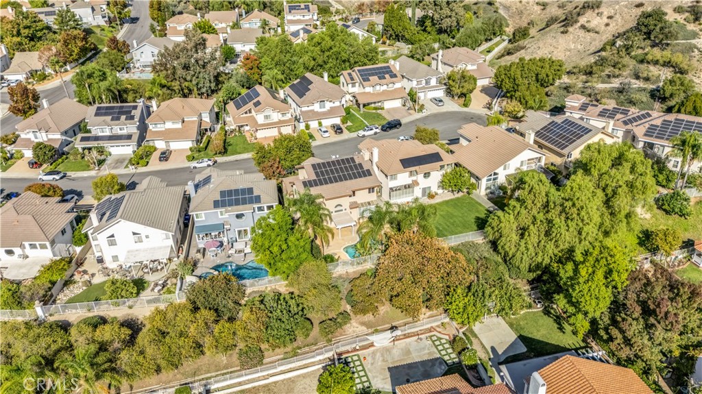 25528 Paine Circle Stevenson Ranch, CA 91381 - Photo 51 of 63 an aerial view of residential houses with outdoor space