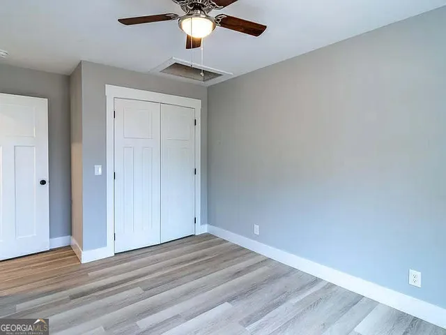 wooden floor in an empty room