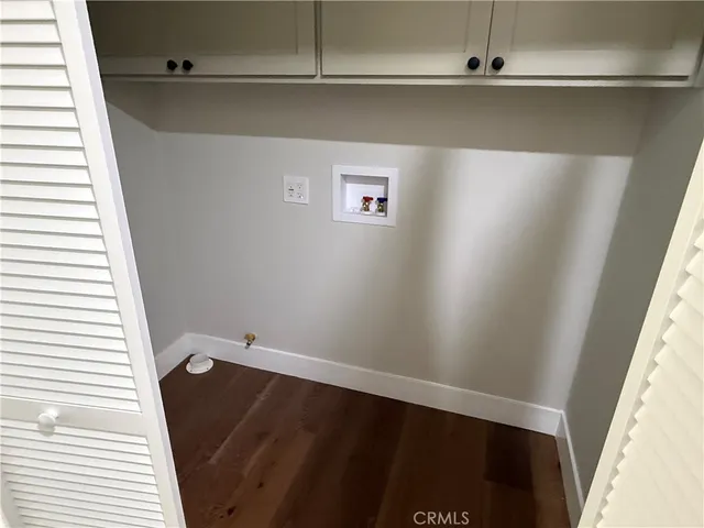 a close view of closet