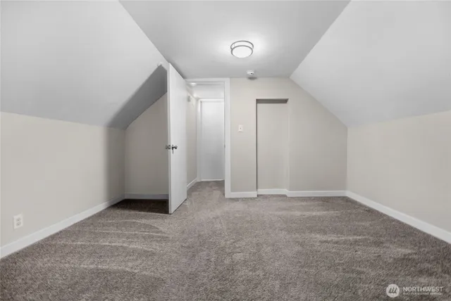 an empty room with an entryway