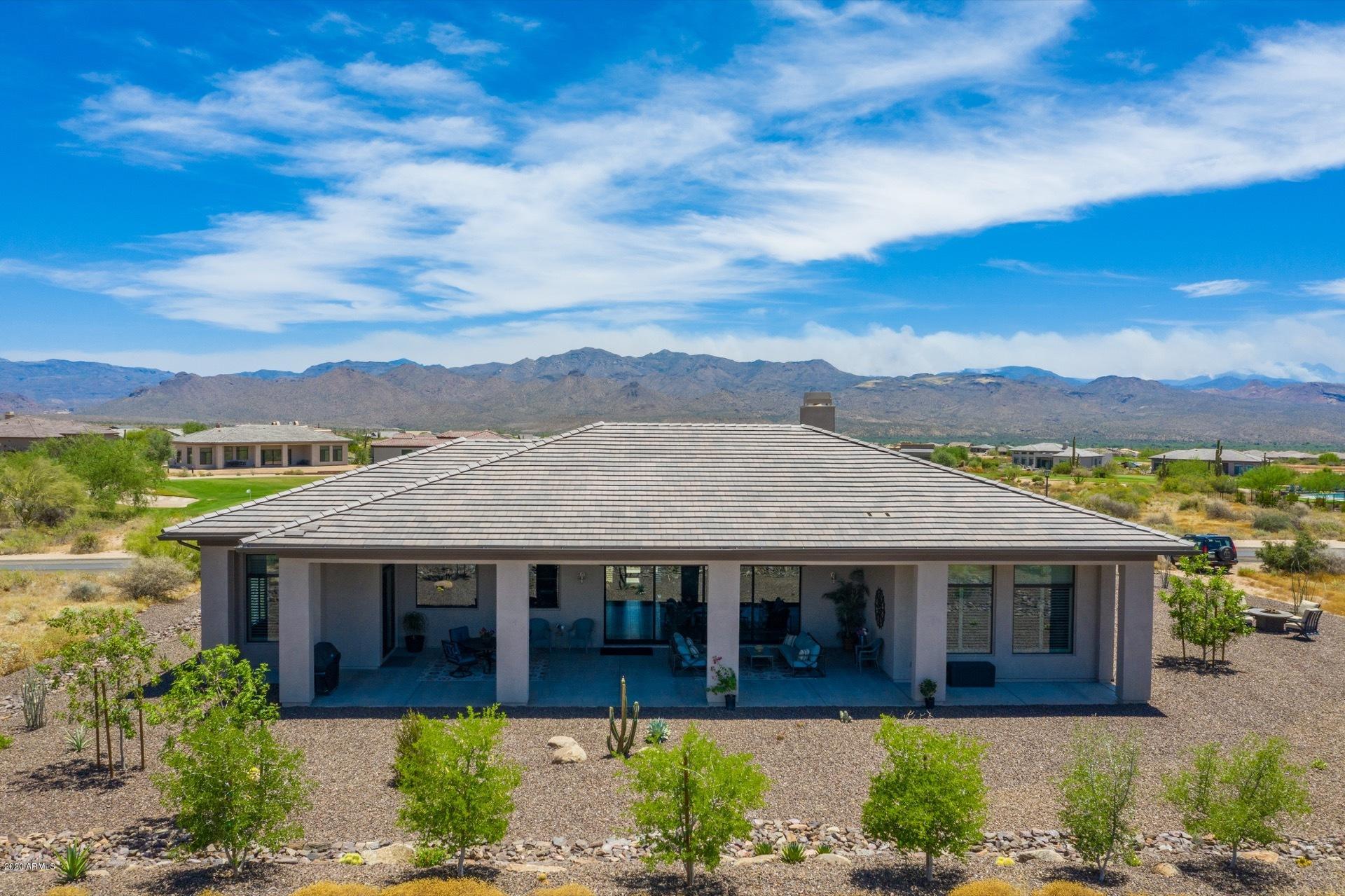 29324 North Round Butte Road Rio Verde, AZ 85263 - Photo 31 of 33 an aerial view of a house with a big yard