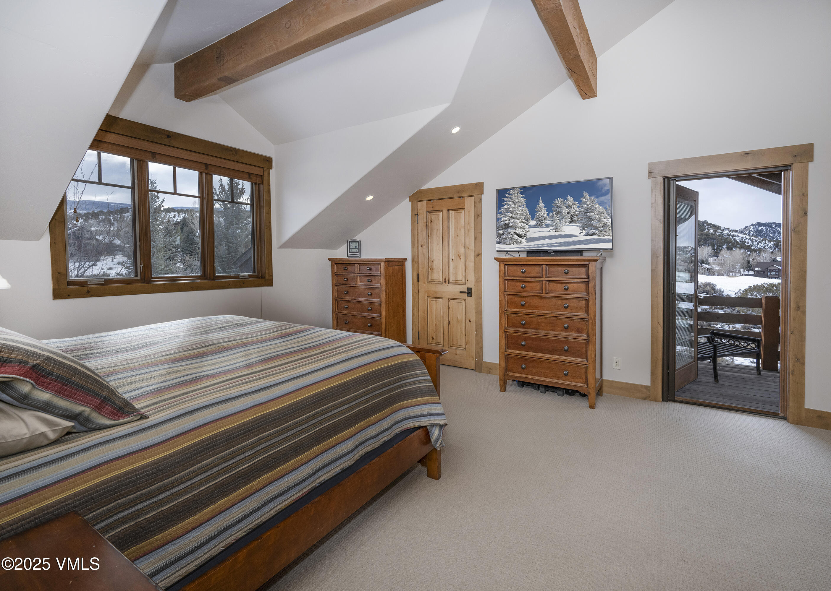 297 4th Of July Road Eagle, CO 81631 - Photo 34 of 83 Primary Bedroom With Private Deck