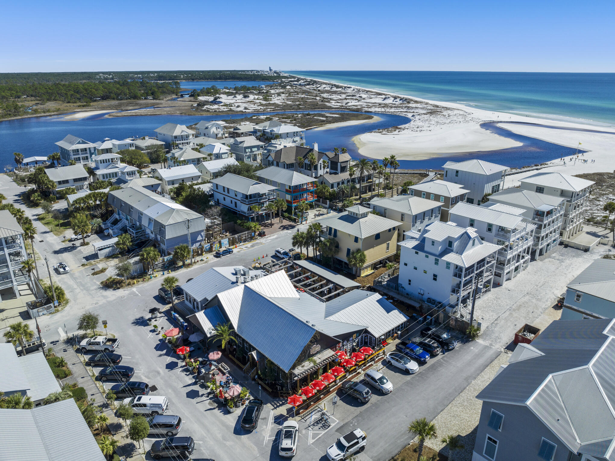109 Banfill Road Santa Rosa Beach, FL 32459 - Photo 13 of 32 an aerial view of residential houses with outdoor space