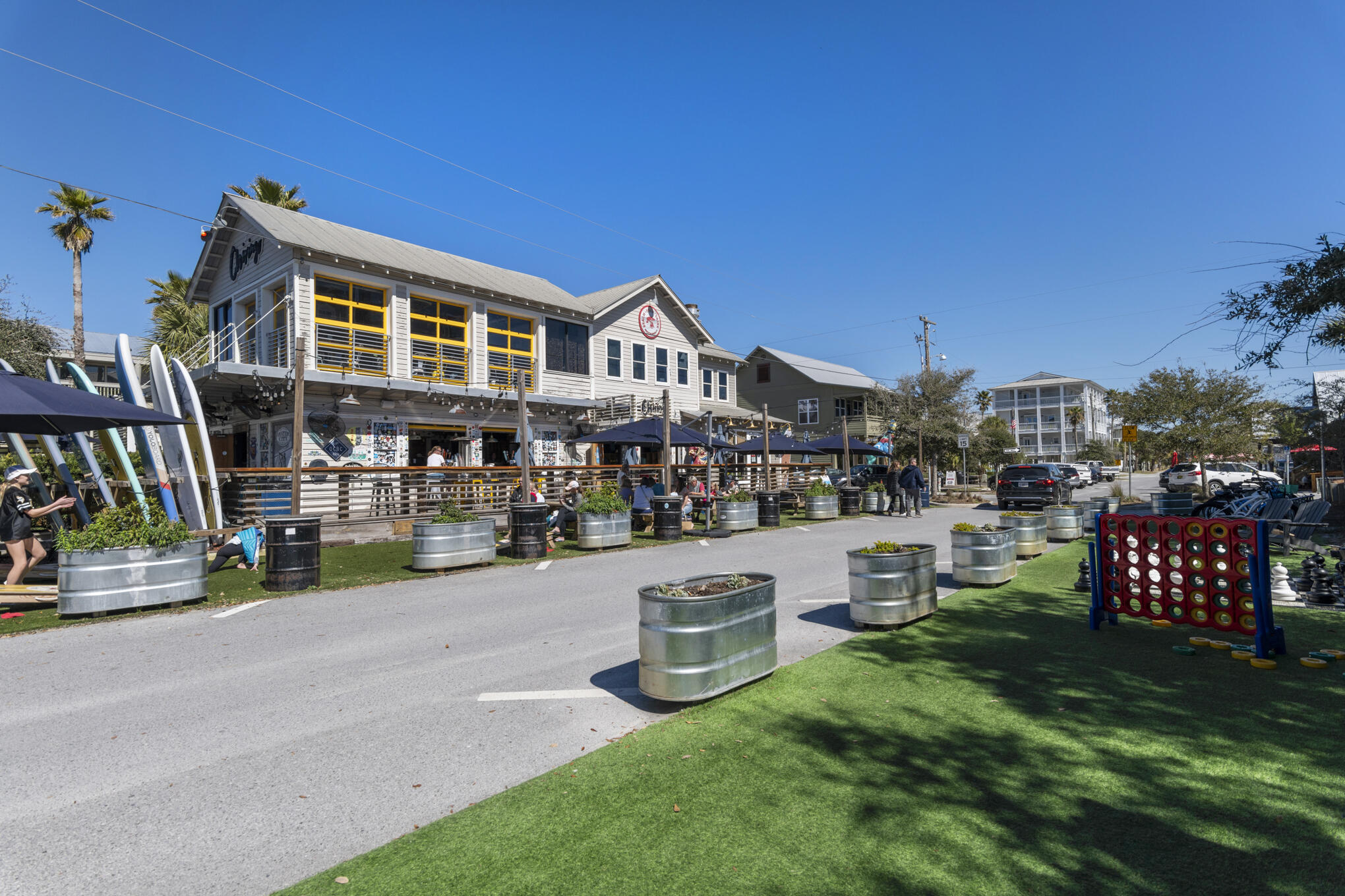 109 Banfill Road Santa Rosa Beach, FL 32459 - Photo 22 of 32 a front view of a house with garden and porch