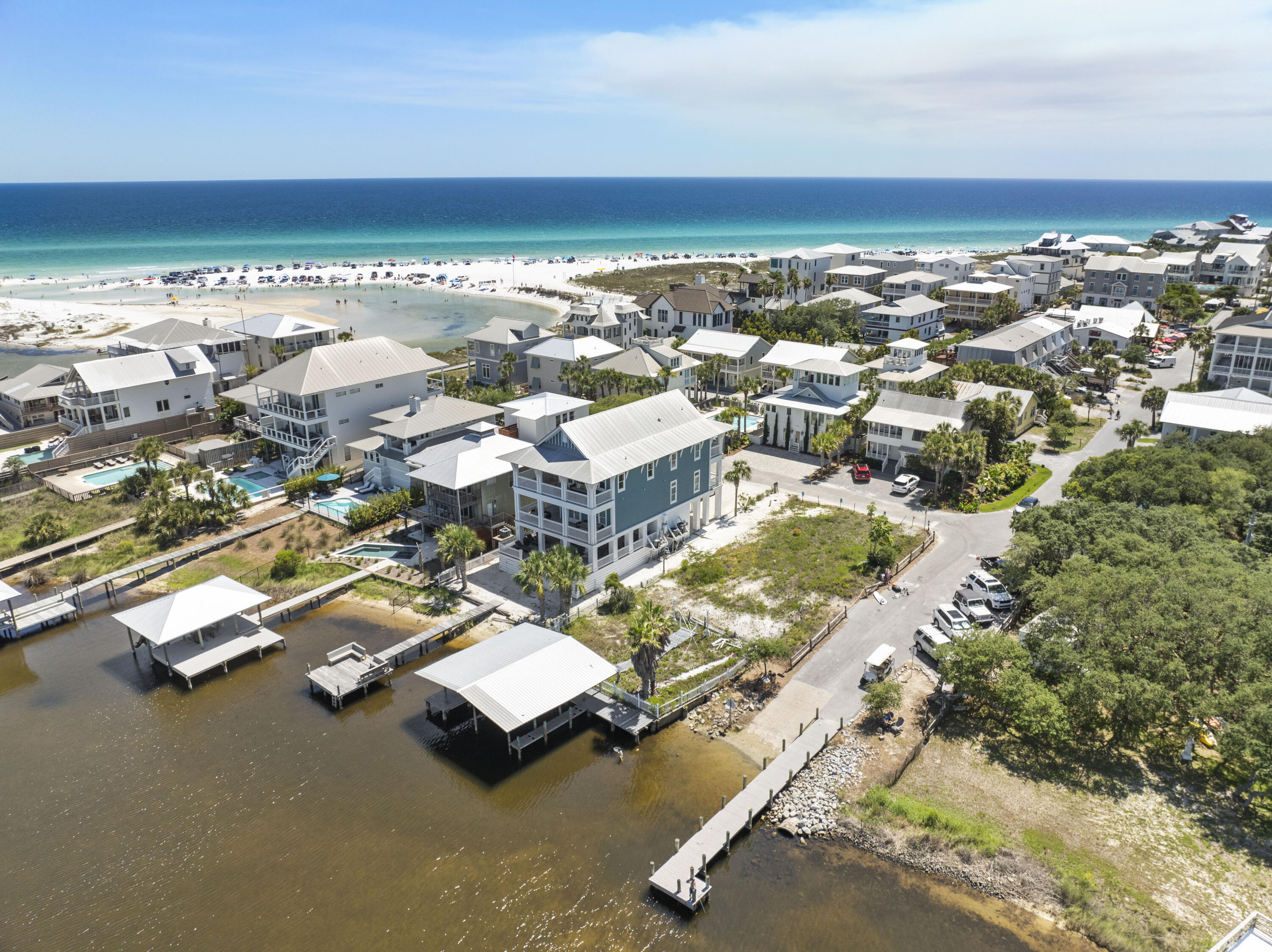 109 Banfill Road Santa Rosa Beach, FL 32459 - Photo 29 of 32 an aerial view of residential building with parking space