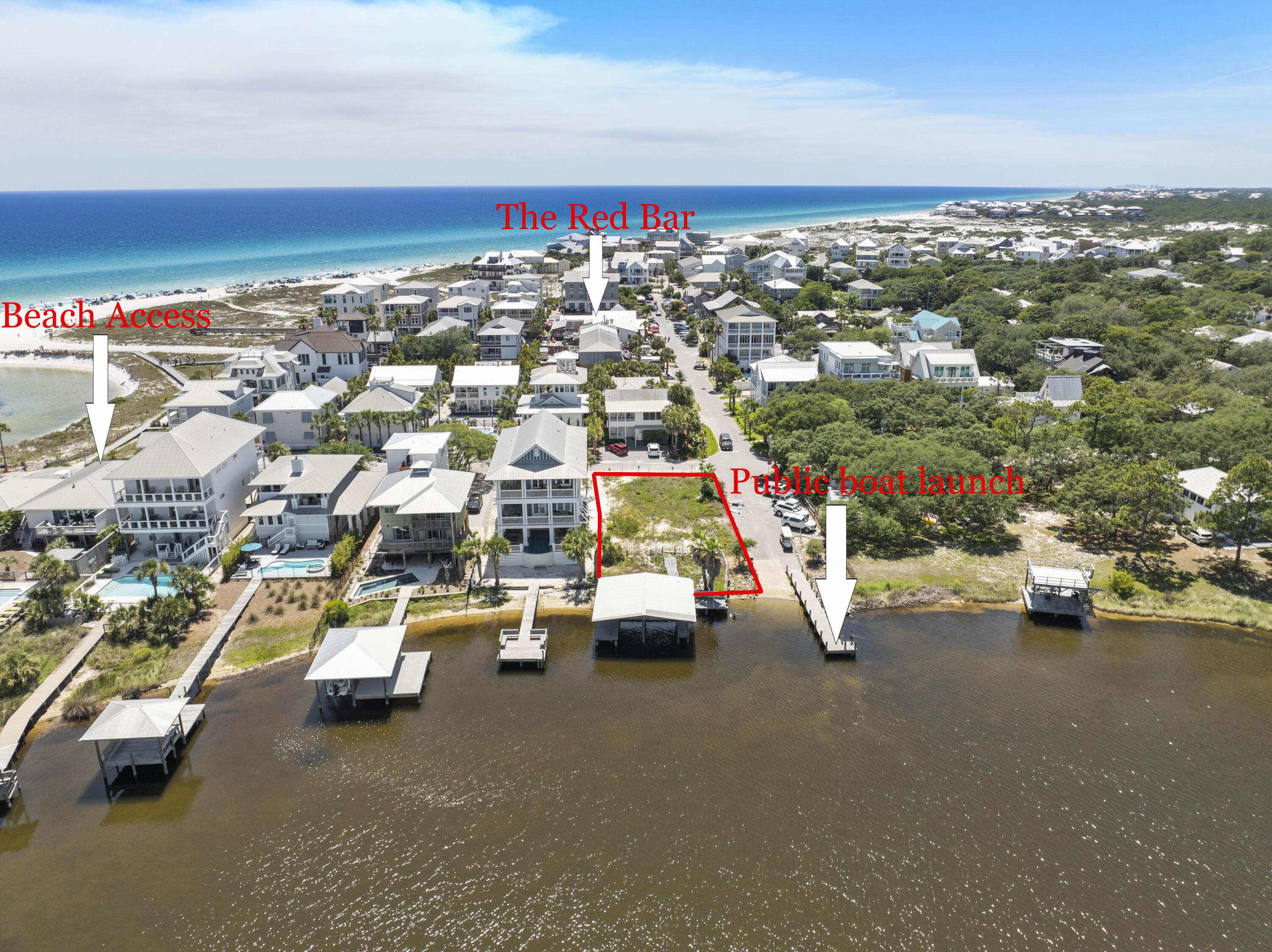 109 Banfill Road Santa Rosa Beach, FL 32459 - Photo 6 of 32 an aerial view of a city