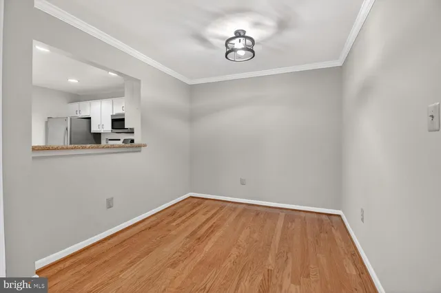 a view of a wooden balcony