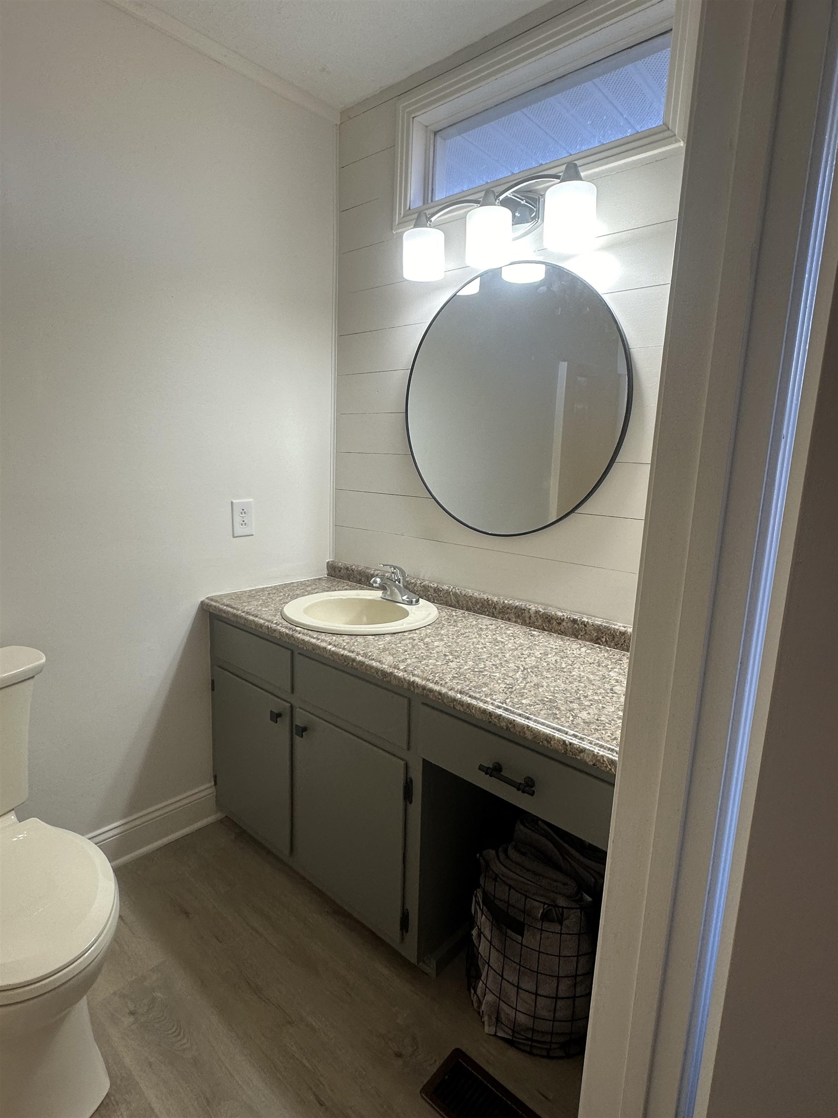 2224 Feddie Davis Road Ramer, TN 38367 - Photo 4 of 24 a bathroom with a granite countertop sink and a mirror