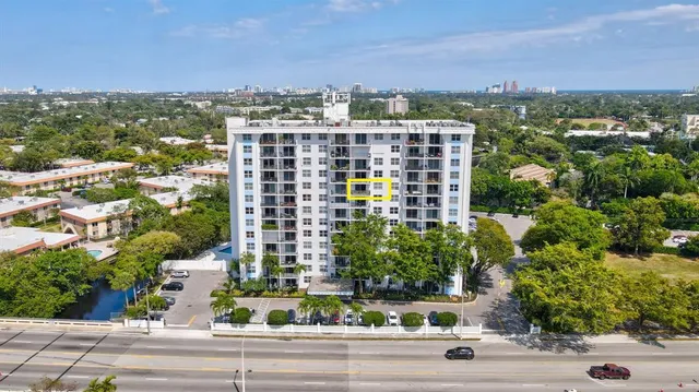 an aerial view of city