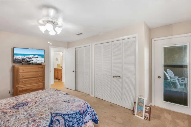 a view of staircase with rug