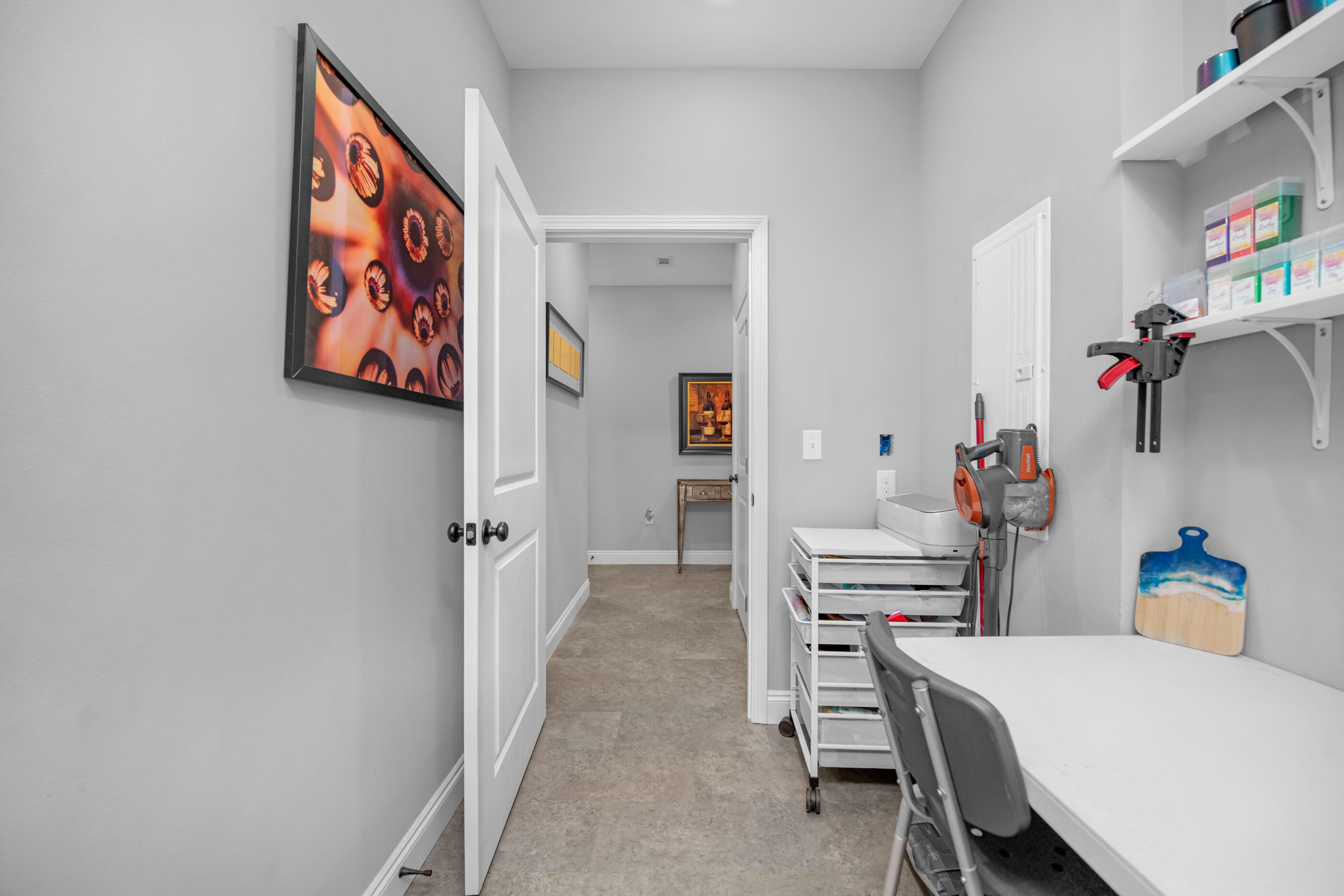 342 Eastern Street Freeport, FL 32439 - Photo 41 of 77 a bedroom with a bed and a bookshelf