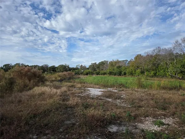 a view of lake with green space