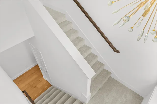 a view of empty room with a window