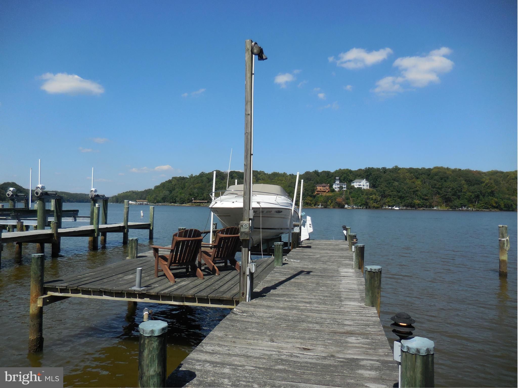 570 Laurel Road Riva, MD 21140 - Photo 3 of 30 Private Pier with boat lift on South River