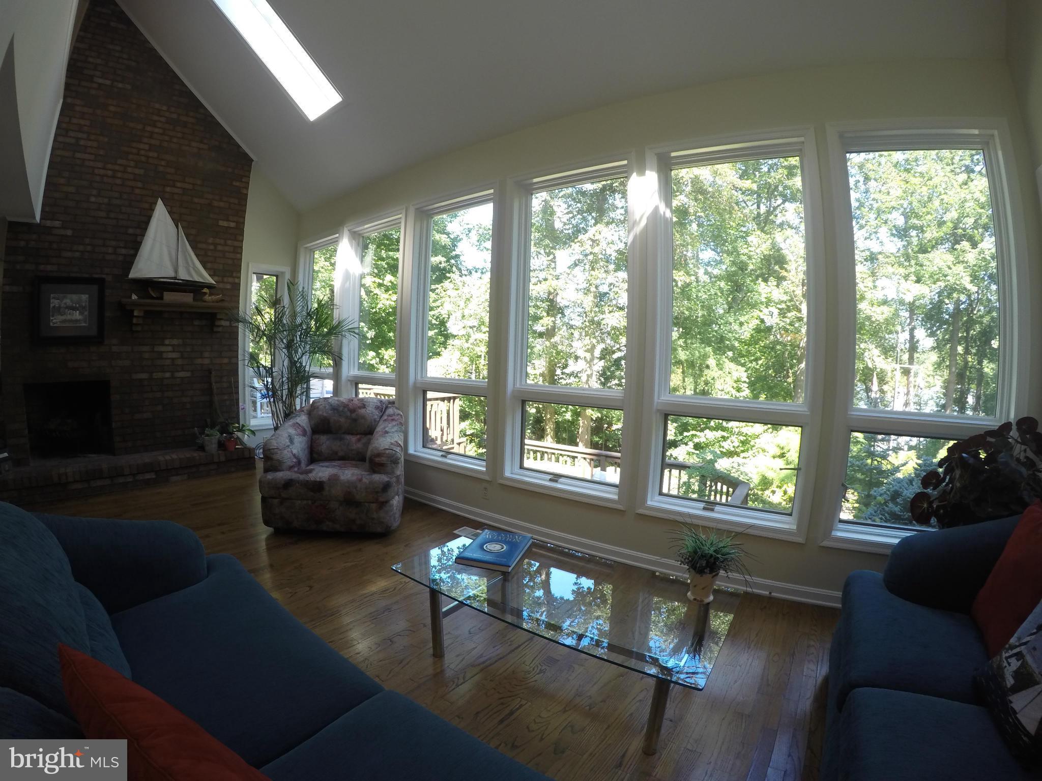 570 Laurel Road Riva, MD 21140 - Photo 10 of 30 Living Room With Floor To Ceiling Windows